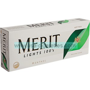 Merit Menthol 100's cigarettes